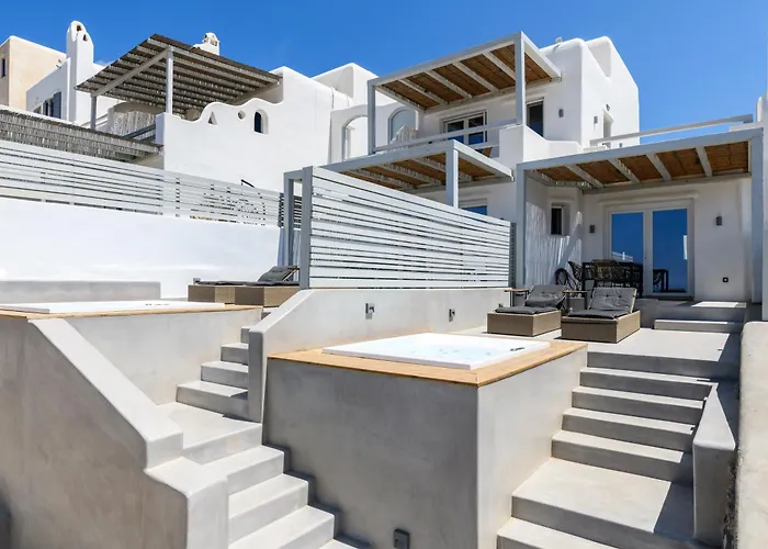 Sea Rock & Sky Private Mykonos מלון דירות Merchia Beach