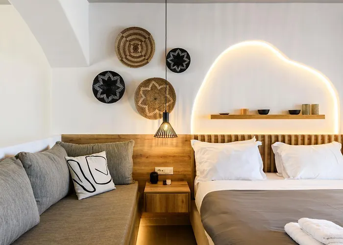 Sea Rock & Sky Private Mykonos מלון דירות Merchia Beach