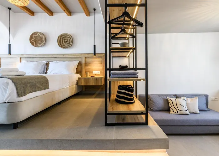 מלון דירות Sea Rock & Sky Private Mykonos Merchia Beach