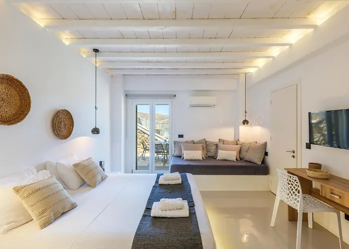 מלון דירות Sea Rock & Sky Private Mykonos 4*