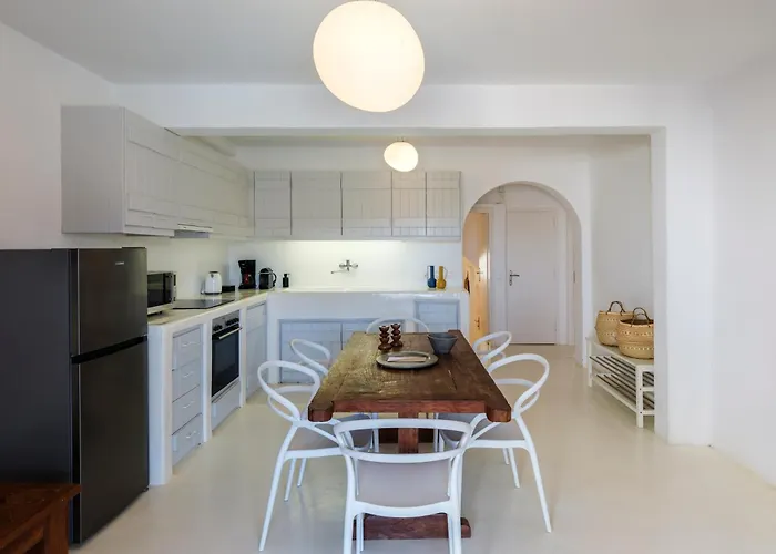 Sea Rock & Sky Private Mykonos Apart Otel Merchia Beach