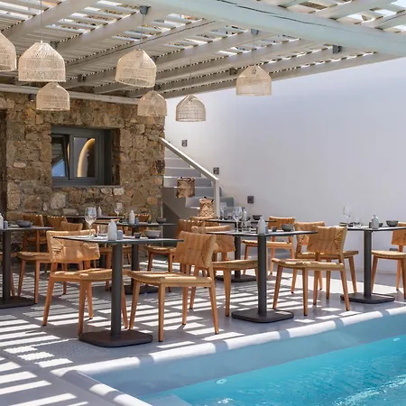 Sea Rock & Sky Private Mykonos Lägenhetshotell 4*