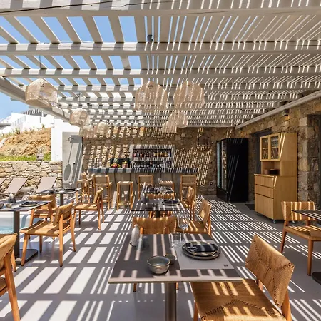 Lägenhetshotell Sea Rock & Sky Private Mykonos Merchia Beach