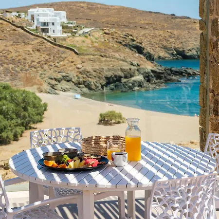Sea Rock & Sky Private Mykonos Lägenhetshotell Merchia Beach