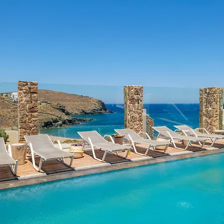 Sea Rock & Sky Private Mykonos Lägenhetshotell