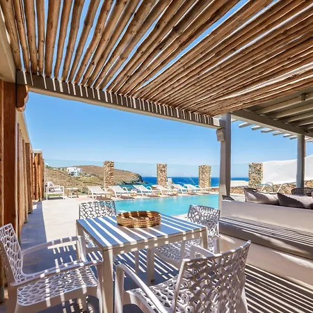 Lägenhetshotell Sea Rock & Sky Private Mykonos Merchia Beach